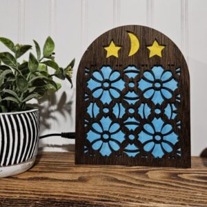 Decorative Moon and Stars table/mood light